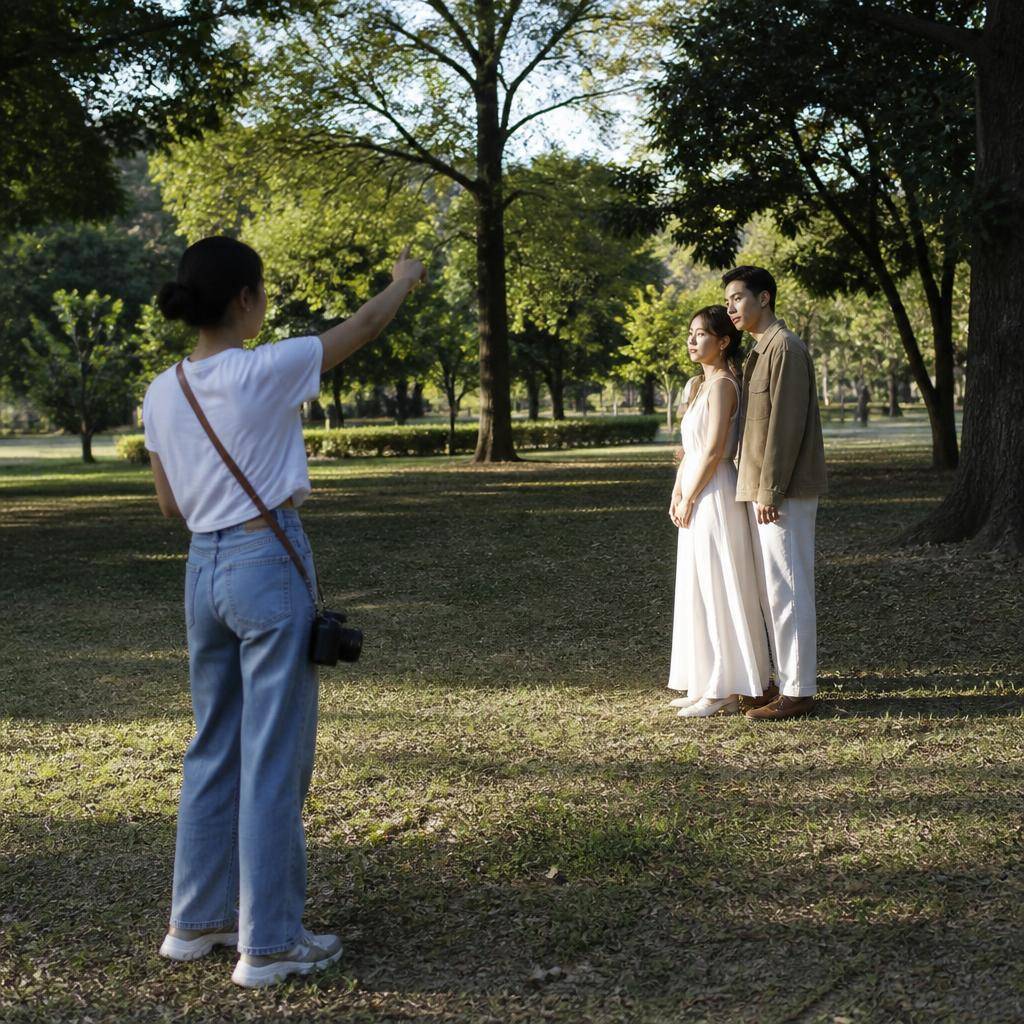 สอนจัดแสงธรรมชาติสำหรับการถ่ายภาพคู่รักตอนเย็นให้ได้ภาพสวยแบบไม่ต้องใช้แฟลช